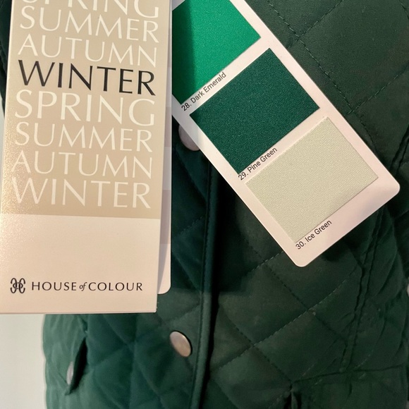 G.H. Bass & Co. Pine Green Quilted Vest with Pockets and Button Front HOC Winter - Picture 4 of 6